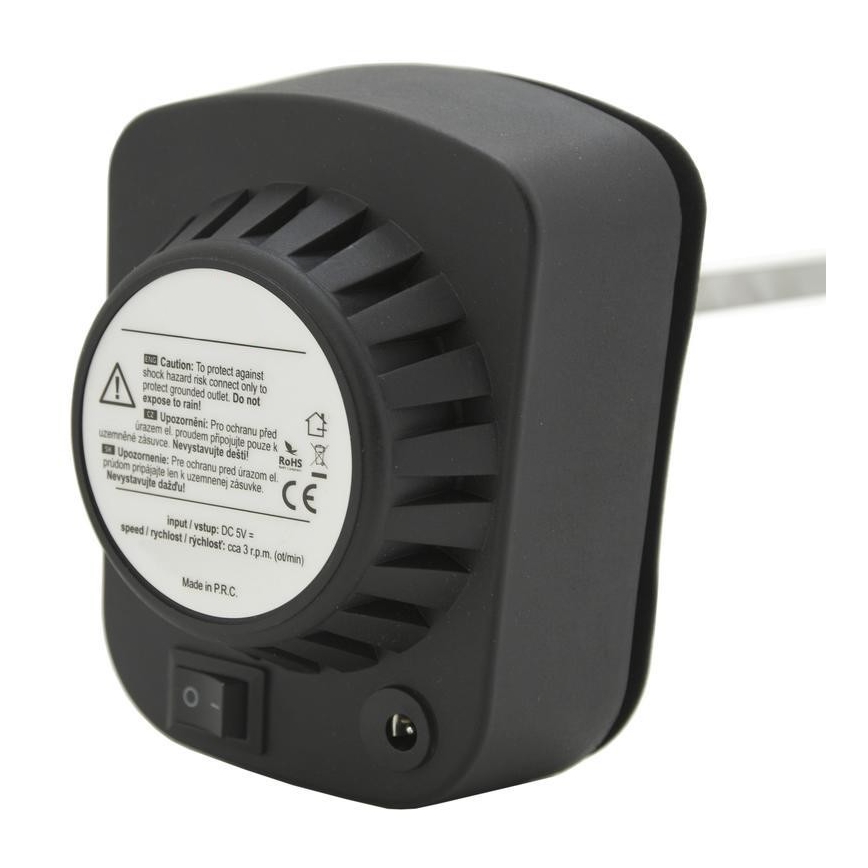 Barbecue spies met een 230V motor