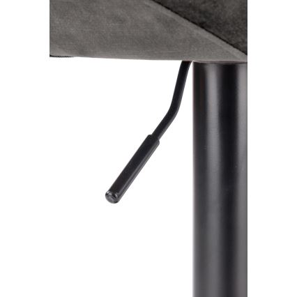 Barkruk 100x48 cm grijs/antraciet