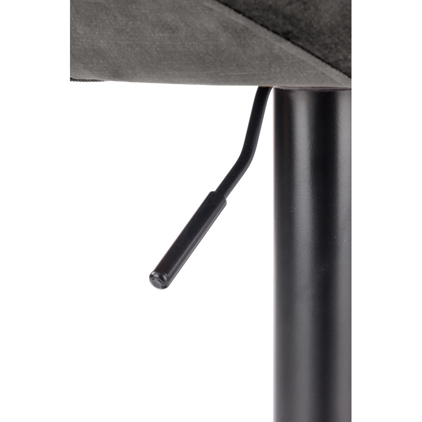 Barkruk 100x48 cm grijs/antraciet