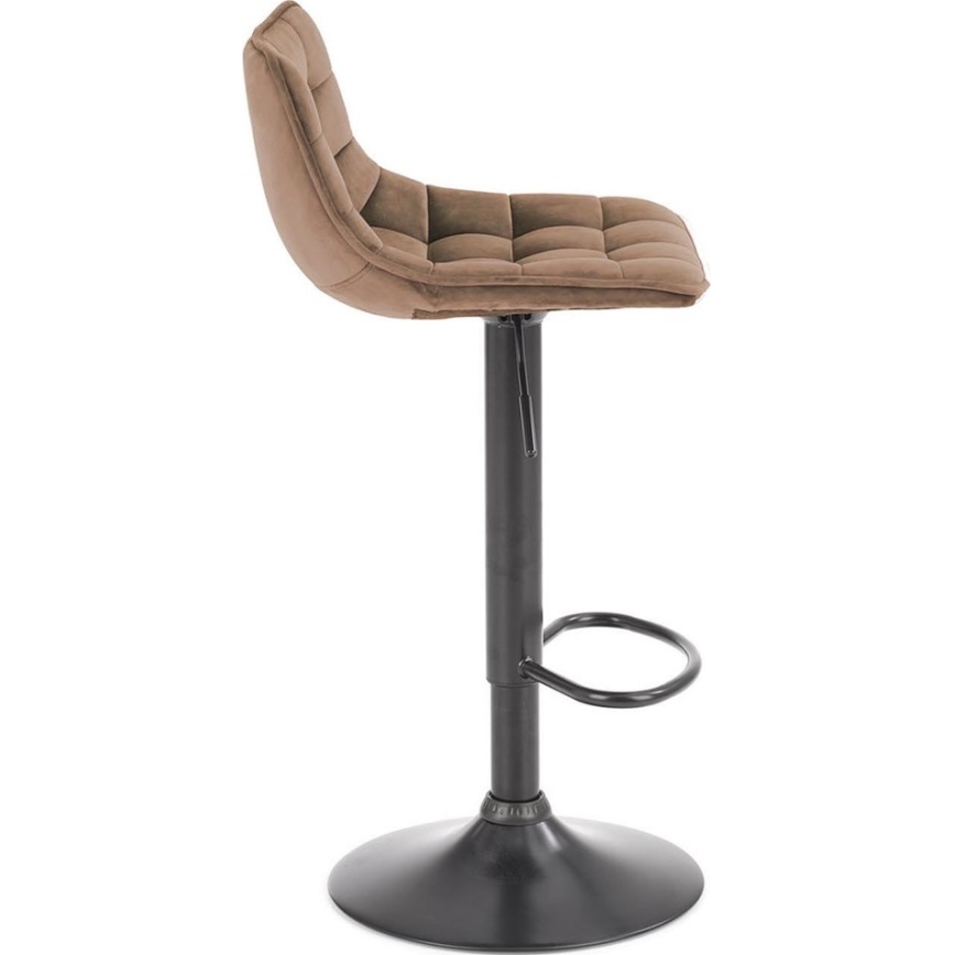 Barkruk 106x43 cm antraciet/bruin