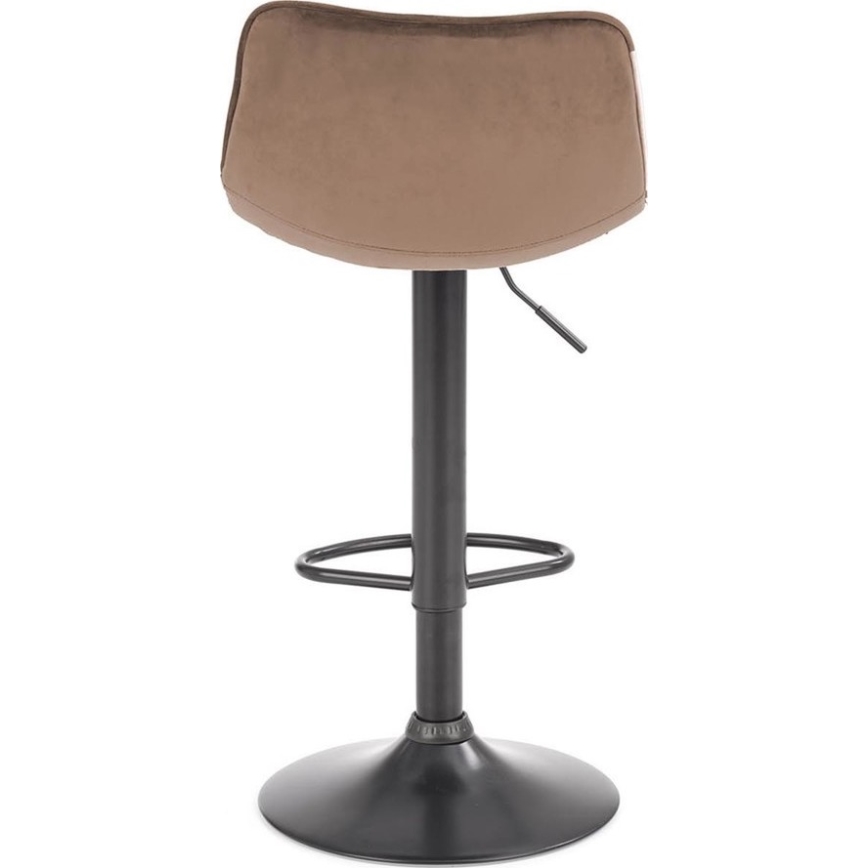 Barkruk 106x43 cm antraciet/bruin