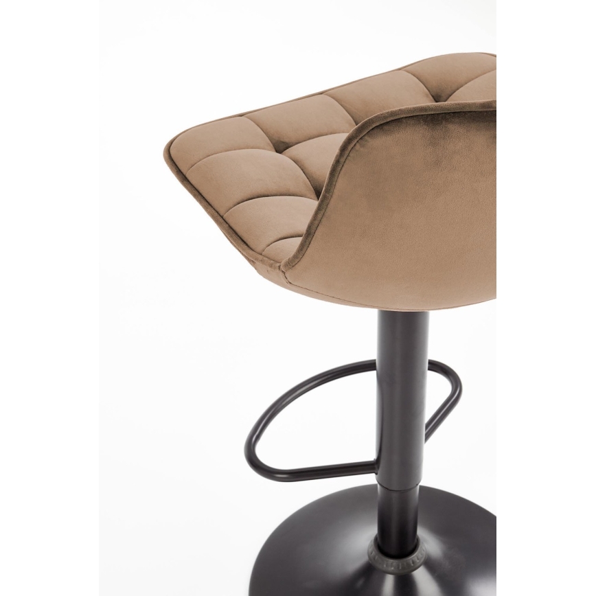 Barkruk 106x43 cm antraciet/bruin