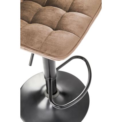Barkruk 106x43 cm antraciet/bruin