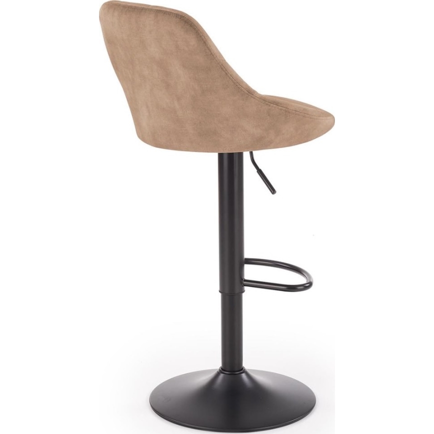 Barkruk 106x47 cm zwart/bruin