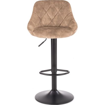 Barkruk 106x47 cm zwart/bruin