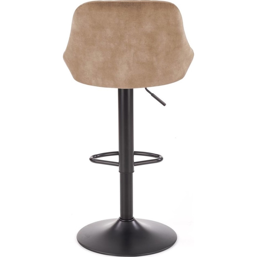 Barkruk 106x47 cm zwart/bruin