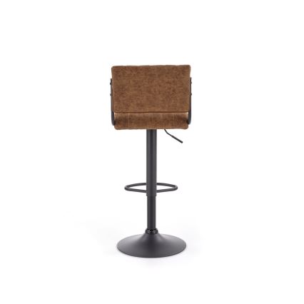 Barkruk 109x46 cm zwart/bruin