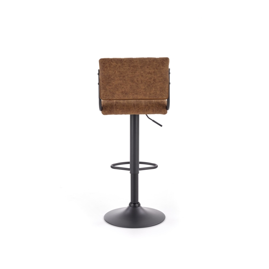 Barkruk 109x46 cm zwart/bruin