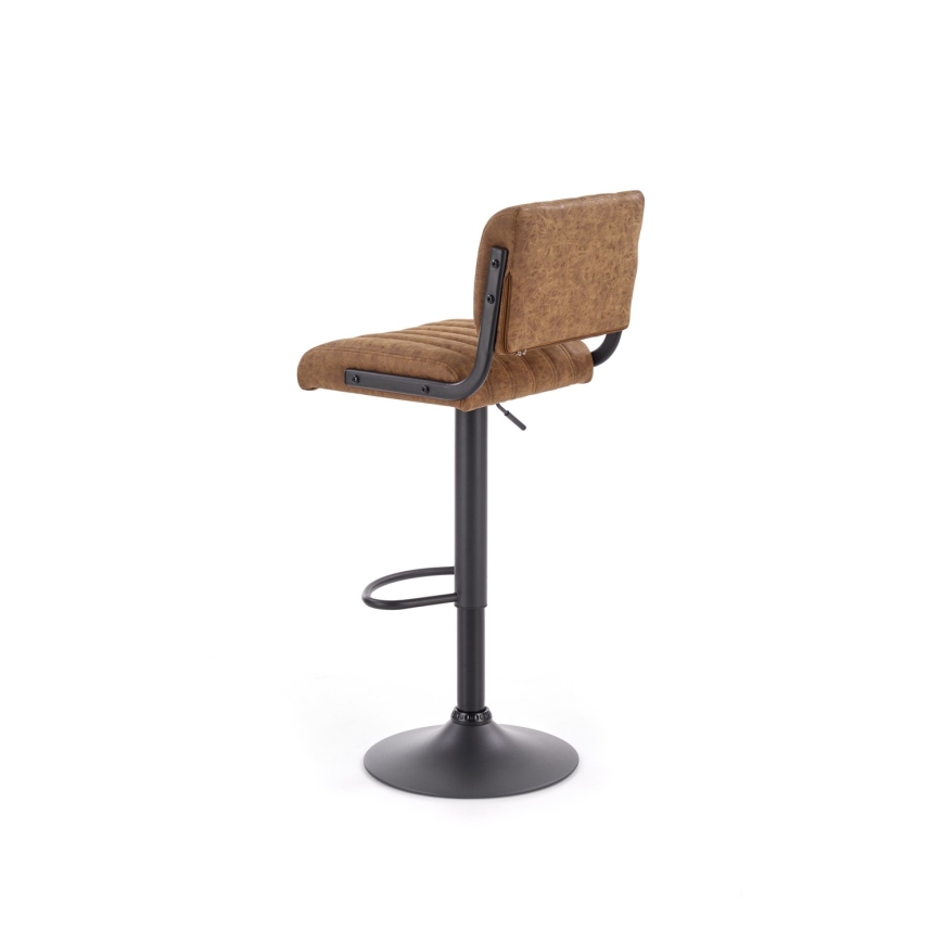 Barkruk 109x46 cm zwart/bruin