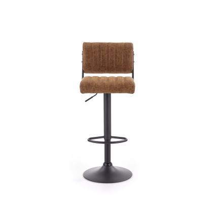 Barkruk 109x46 cm zwart/bruin