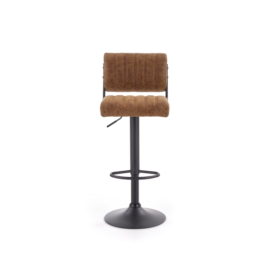 Barkruk 109x46 cm zwart/bruin