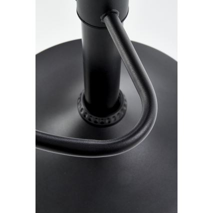 Barkruk 109x46 cm zwart/bruin