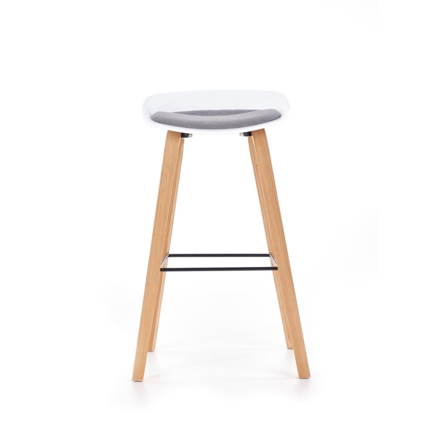 Barkruk 81x51 cm beige/wit