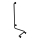 Barre de maintien pour douche 66x118 cm noire