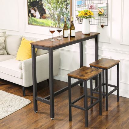 Bartafel BARTIS bruin/zwart
