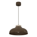 BASCA hanglamp aan snoer 1xE27/15W/230V bruin/beige