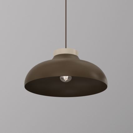 BASCA hanglamp aan snoer 1xE27/15W/230V bruin/beige
