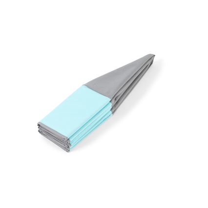 Bassin sec pour enfants avec balles Ø 80 cm bleu/gris