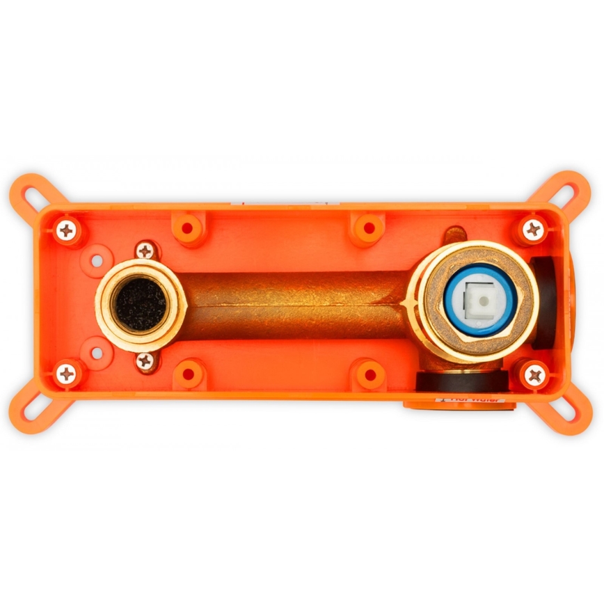 BAT-B0969 - Mitigeur de lavabo encastrable LUNGO, finition noir mat