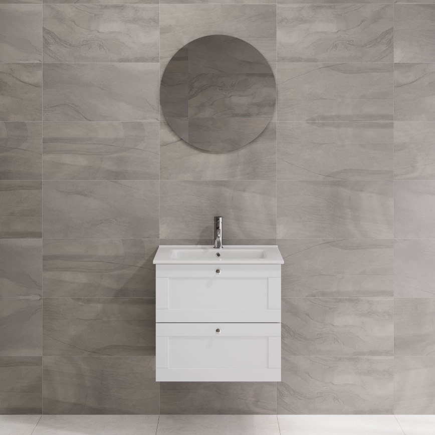 BATH DELUXE 01-060-00-58-00 - Badkamer spiegel NORDBORG diameter 60 cm