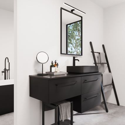 BATH DELUXE 01-060-05-02-00 - Miroir de salle de bain BORGSTED 60x80 cm noir