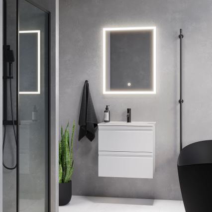 BATH DELUXE 01-060-07-58-00 - LED Badkamer spiegel met een achtergrondverlichting FORNAES LED/14,3W/230V IP44