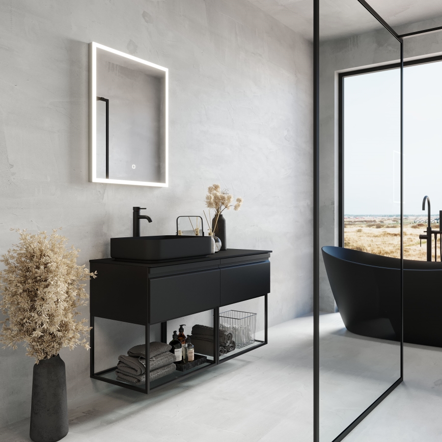 BATH DELUXE 01-060-07-58-00 - Miroir de salle de bain avec rétro-éclairage FORNAES LED/14,3W/230V IP44