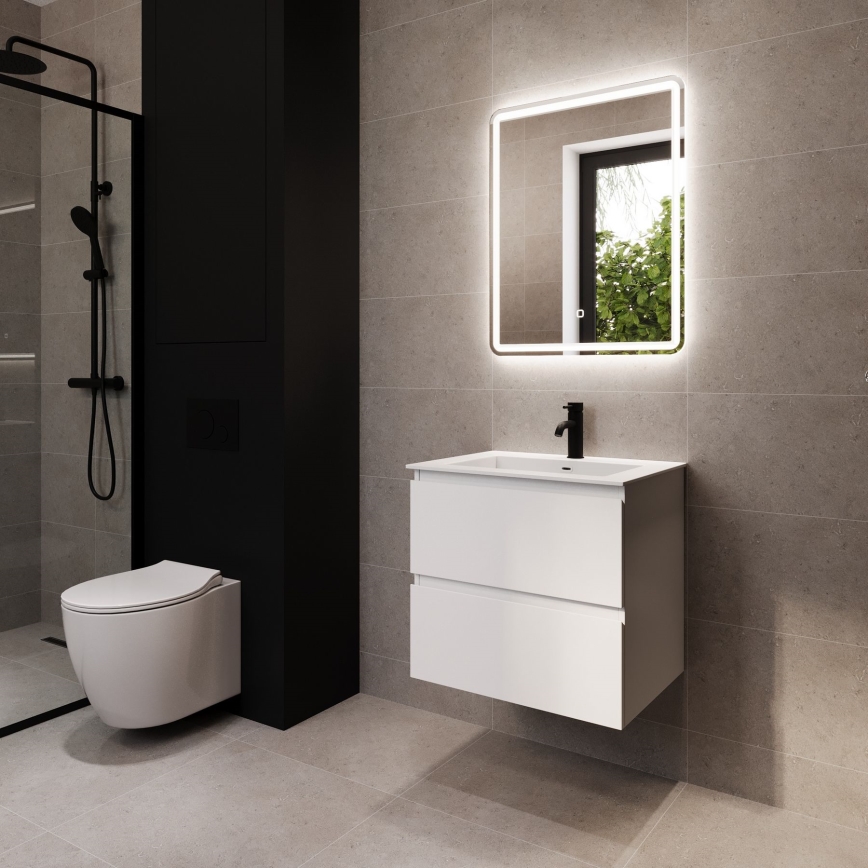 BATH DELUXE 01-060-51-58-00 - LED Badkamer spiegel met een achtergrondverlichting TARS LED/24,8W/230V IP44