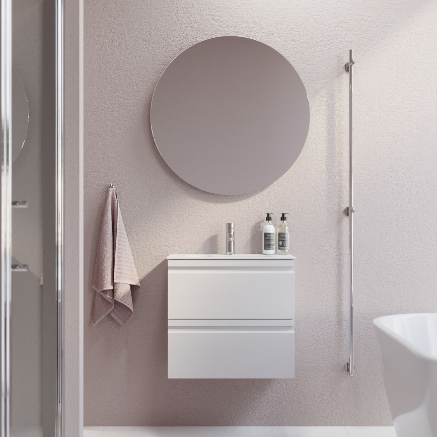 BATH DELUXE 01-080-00-58-00 - Miroir de salle de bains NORDBORG d. 80 cm