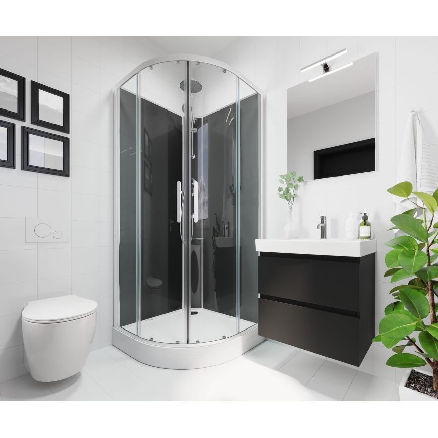 BATH DELUXE 01-080-01-58-00 - Badkamer spiegel NORDBORG 80x75 cm