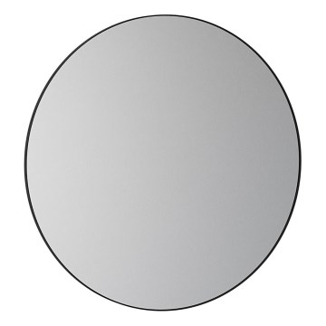 BATH DELUXE 01-080-09-02-00 - Miroir de salle de bains BORGSTED d. 80 cm noir