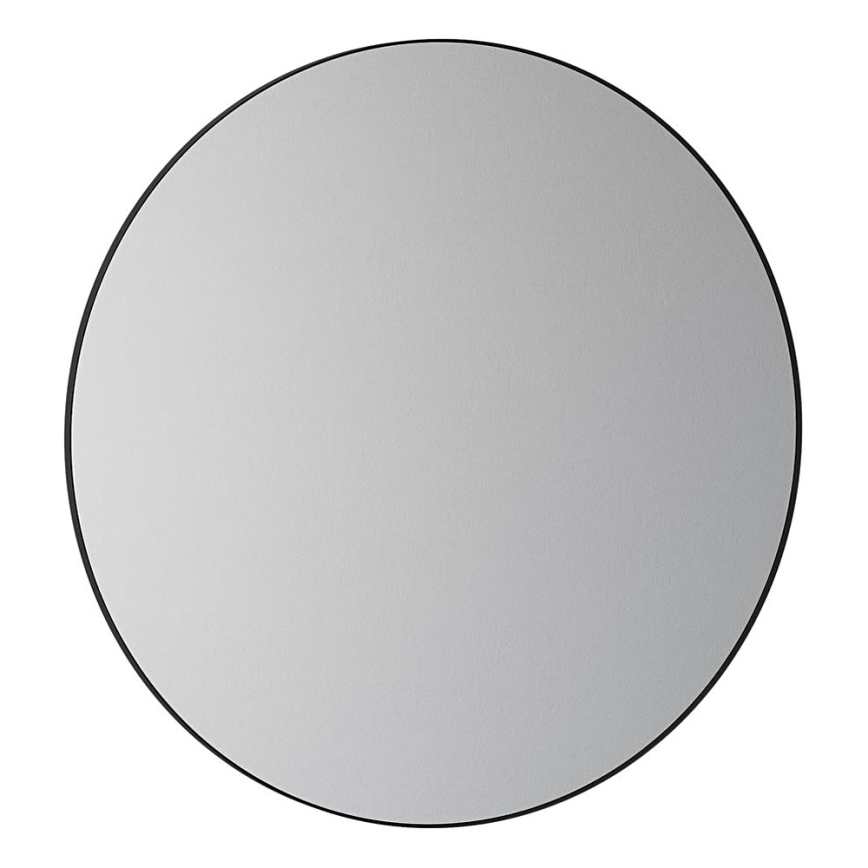BATH DELUXE 01-080-09-02-00 - Miroir de salle de bains BORGSTED d. 80 cm noir