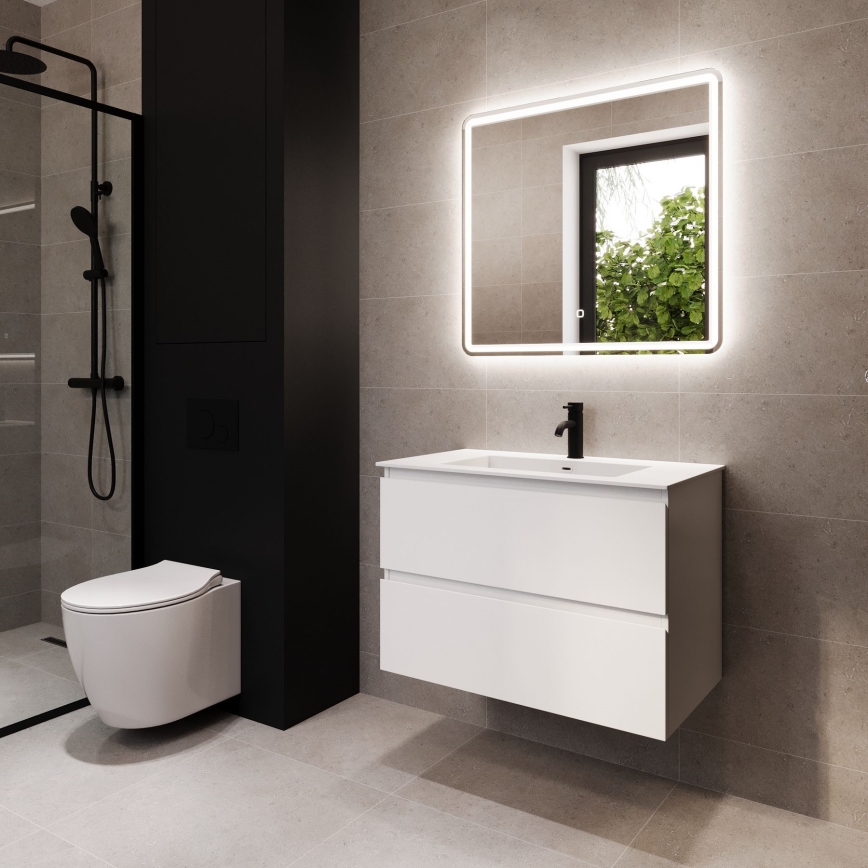 BATH DELUXE 01-080-51-58-00 - LED Badkamer spiegel met een achtergrondverlichting TARS LED/27,2W/230V IP44