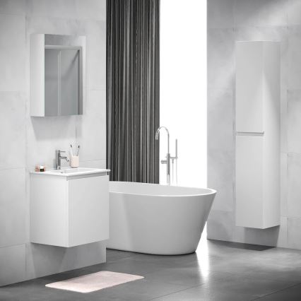 BATH DELUXE 02-050-63-01-01 - Spiegel badkamerkast KENWOOD 65x50 cm mat wit