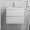 BATH DELUXE 03-060-63-01-01 - Badkamerkast met een kom KENWOOD 61 cm mat wit