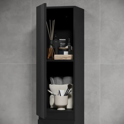 BATH DELUXE 04-030-63-02-01 - Badkamerkast KENWOOD 186 cm mat zwart