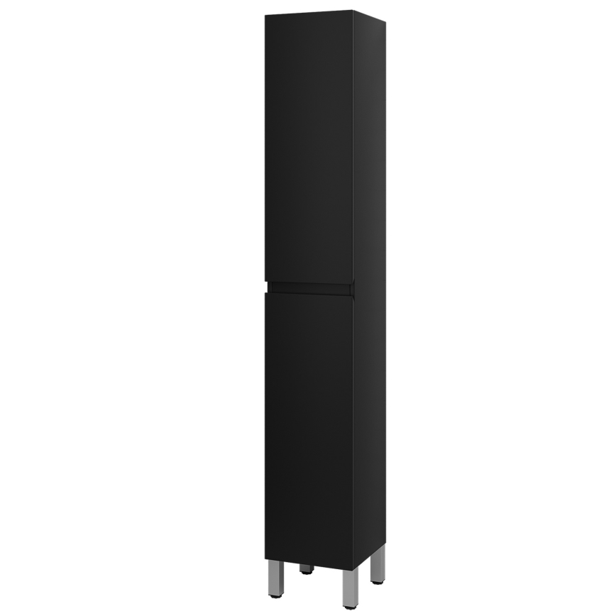 BATH DELUXE 04-030-63-02-01 - Badkamerkast KENWOOD 186 cm mat zwart