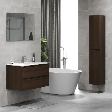 BATH DELUXE 04-030-64-84-01 - Badkamerkast KENWOOD 186 cm walnoot