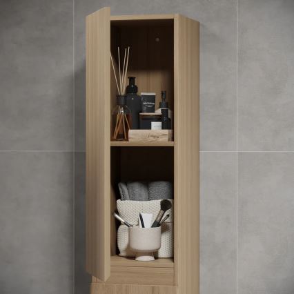 BATH DELUXE 04-030-64-86-01 - Badkamerkast KENWOOD 186 cm eiken
