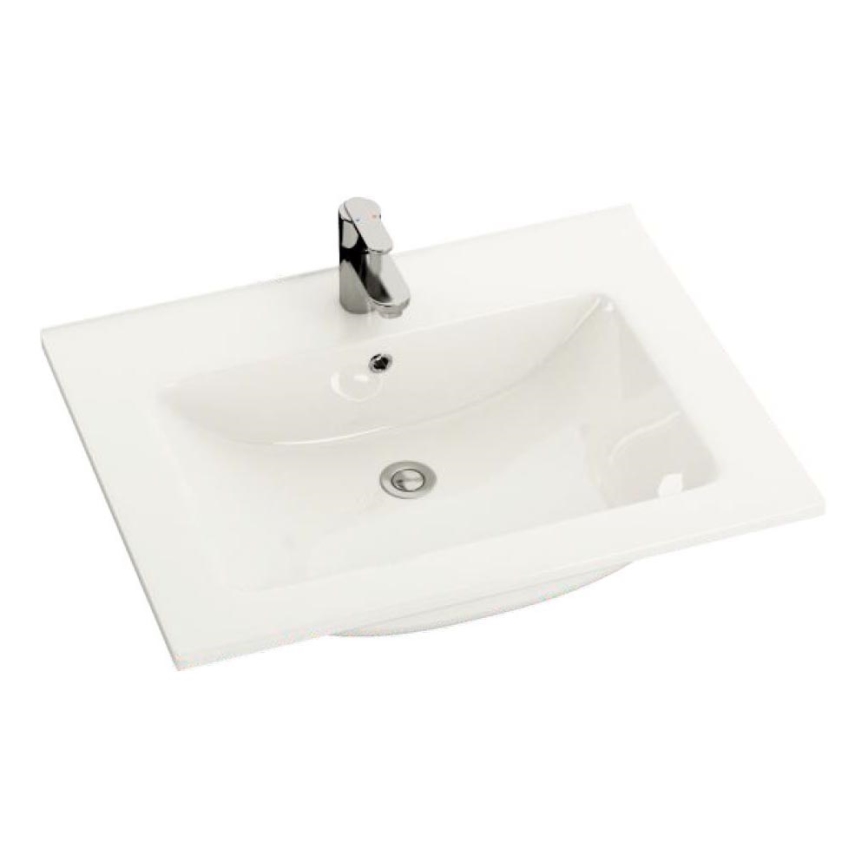 BATH DELUXE 06-060-60-11-01 - Inbouw wastafel CHICAGO 61x46,5 cm glanzend wit
