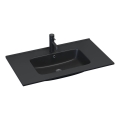 BATH DELUXE 06-080-27-02-00 - Lavabo encastré HYGE 81x46 cm céramique/noir