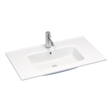 BATH DELUXE 06-080-27-11-00 - Inbouwwastafel HYGE 81x46 cm keramiek/wit