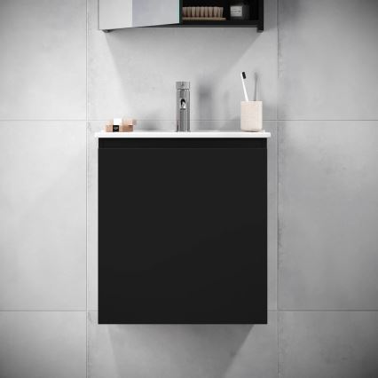 BATH DELUXE 09-050-63-02-01 - Badkamerkast met een kom KENWOOD 51 cm mat zwart