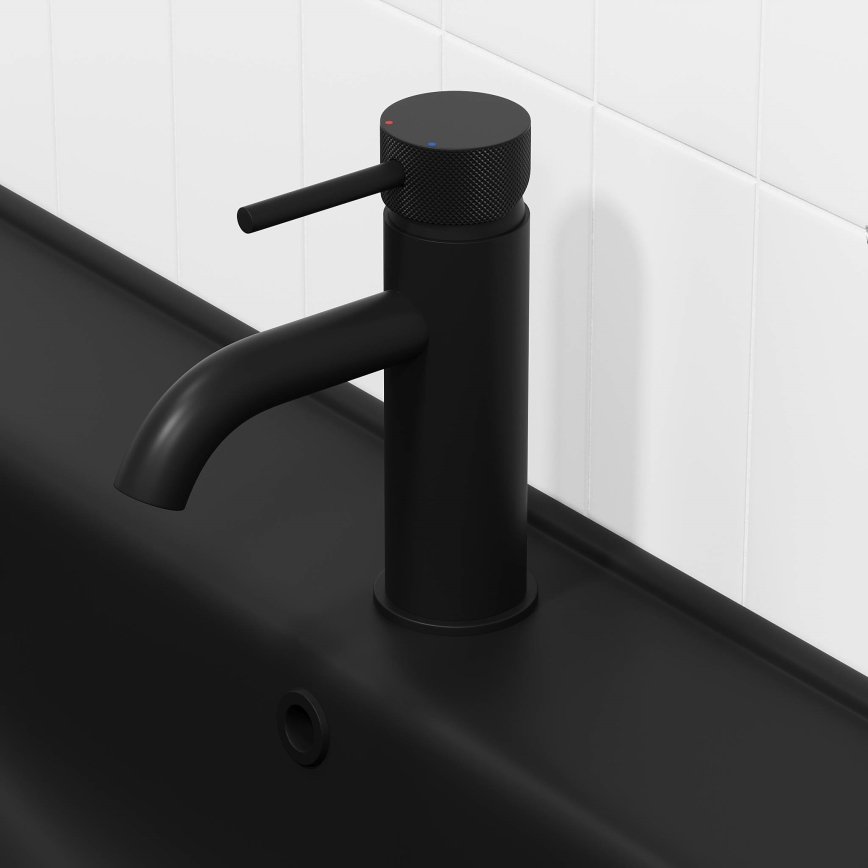 BATH DELUXE 28-005-03-02-00 - Kraan voor wastafel ANHOLT 15,6 cm mat zwart