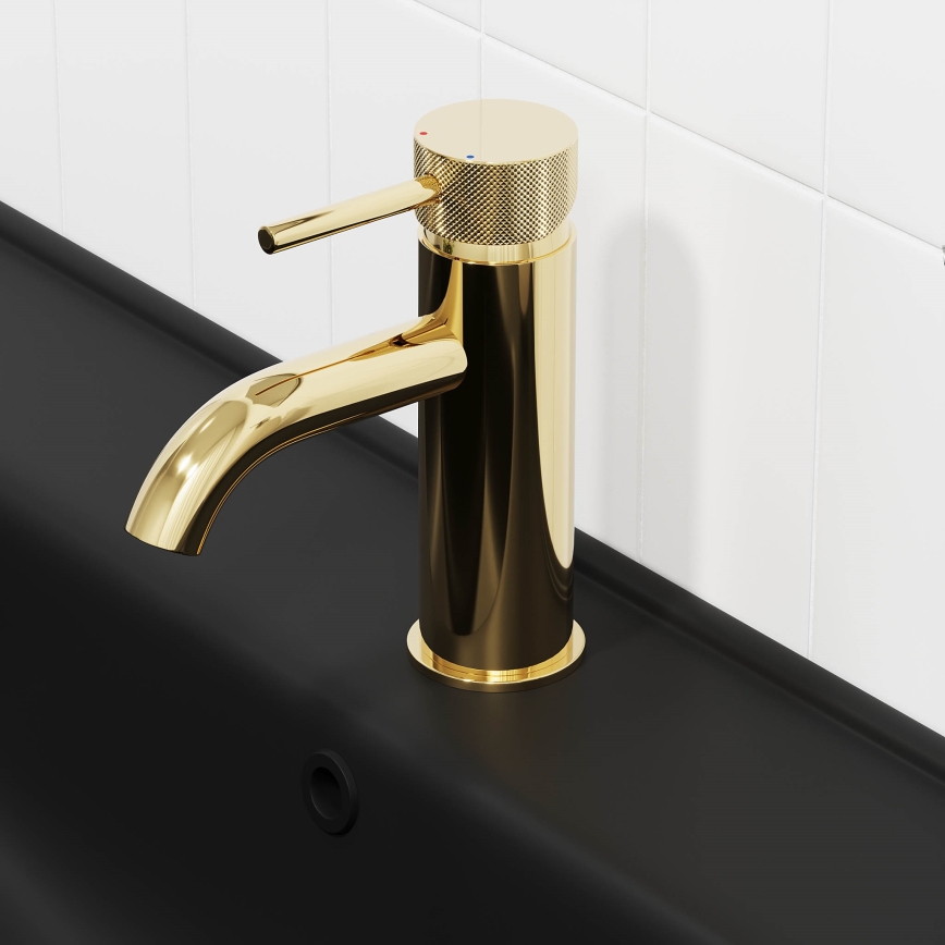 BATH DELUXE 28-005-03-64-00 - Robinet de lavabo ANHOLT 15,6 cm brillant laiton