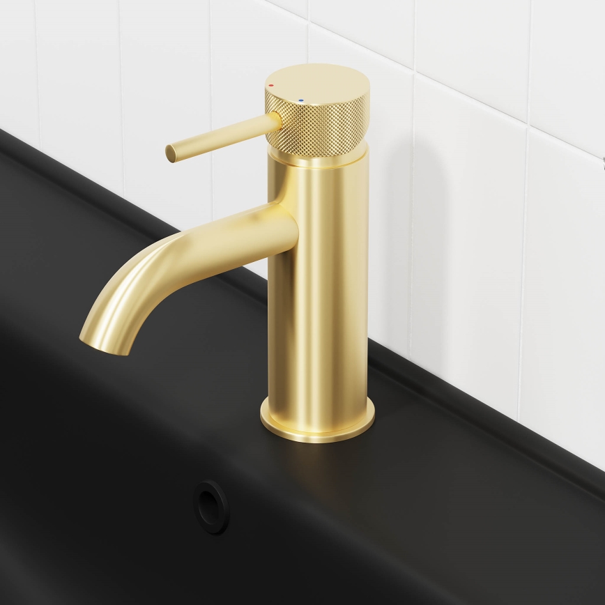 BATH DELUXE 28-005-03-70-00 - Robinet de lavabo ANHOLT 15,6 cm brossé laiton