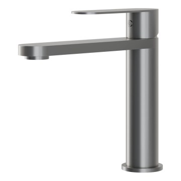 BATH DELUXE 28-017-02-73-02 - Robinet de lavabo TARNBY 17,3 cm poudré gris