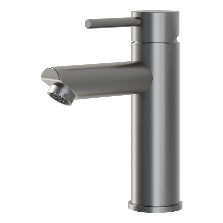 BATH DELUXE 28-017-03-73-02 - Robinet de lavabo RINGSTED 17,8 cm poudré gris