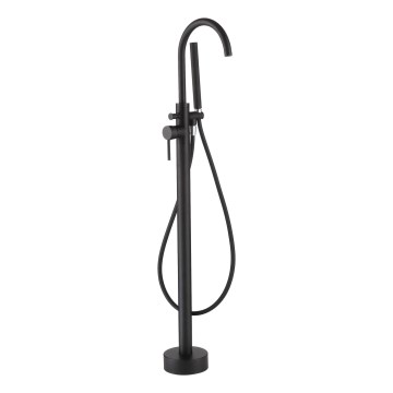 BATH DELUXE 28-114-01-02-00 - Set mitigeur de baignoire sur gorge avec robinet DRAGOR 116 cm noir mat