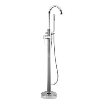 BATH DELUXE 28-114-01-60-00 - Set mitigeur baignoire sur gorge avec robinet DRAGOR 116 cm chrome brillant